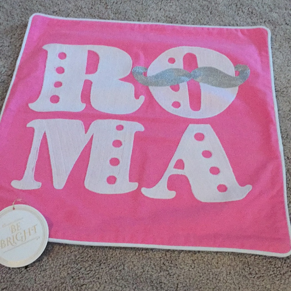 Pottery Barn Teen Roma Pillow Case 18 X 18 NEW